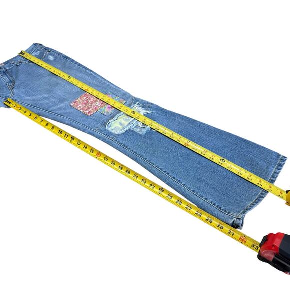 Vtg 2005 Levis 515 Bootcut Jeans Women's 10 Bohemian hippie Boho - Picture 11 of 12